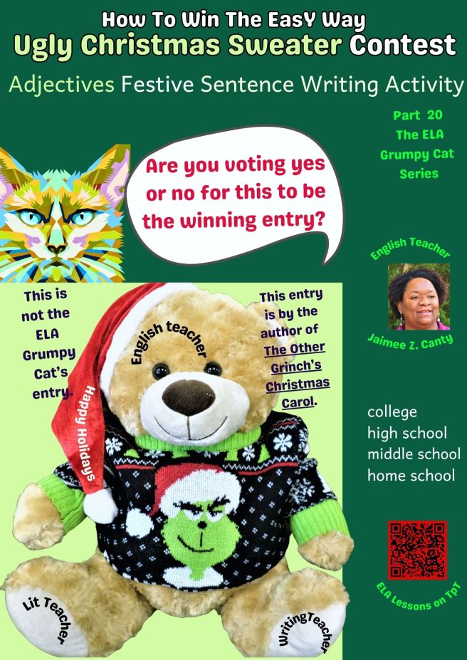 How To Win The Easy Way: Ugly Sweater Sentence Writing&nbsp;Contest