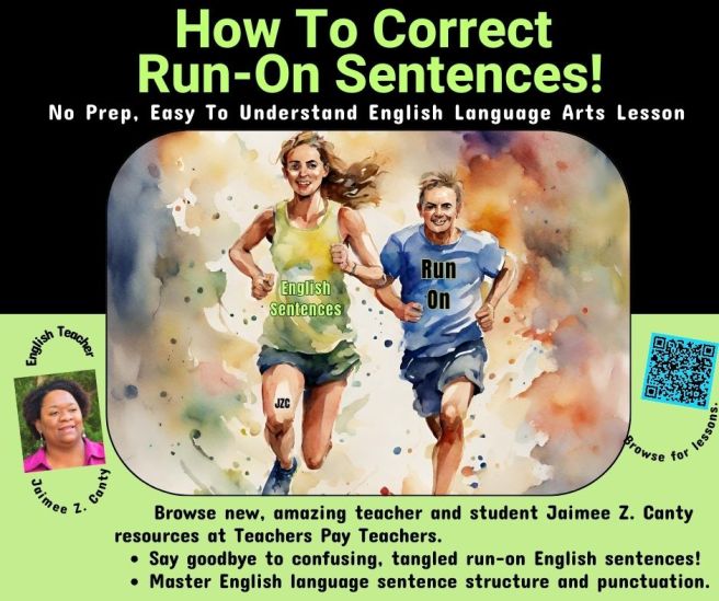How To Correct Run-On Sentences English Language Arts No Prep&nbsp;Lesson